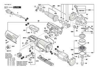 BOSCH Motorgeh�use | Ersatzteile f�r GWS 11-125 P, GWS 12-125 CIEPX - 1605108291