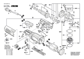 BOSCH Motorgeh�use | Ersatzteile f�r GWS 11-125 P, GWS 12-125 CIEPX - 1605108291
