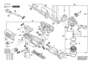 BOSCH Motorgeh�use | Ersatzteile f�r GWS 11-125 P, GWS 12-125 CIEPX - 1605108291