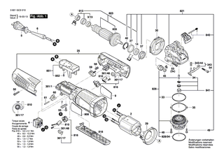 BOSCH Motorgeh�use | Ersatzteile f�r GWS 11-125 P, GWS 12-125 CIEPX - 1605108291