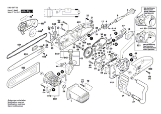 BOSCH Handgriff | Ersatzteile f�r AKE 30-17 S, AKE 35-17 S - 1605133045