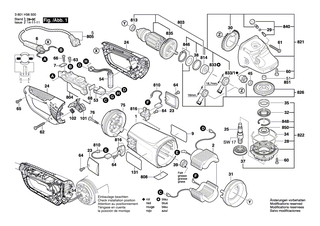 BOSCH Steckh�lsengeh�use | Ersatzteile f�r GWS 20-180, GWS 20-180 J - 1605190068