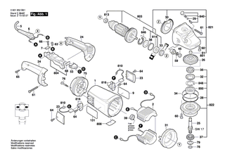BOSCH Steckh�lsengeh�use | Ersatzteile f�r GWS 20-180, GWS 20-180 J - 1605190068