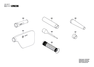 BOSCH Blasd�se | Ersatzteile f�r GBL 800 E - 1605190265