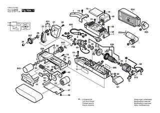 BOSCH Geh�usedeckel SCHWARZ | Ersatzteile f�r GBS 75 AE, PBS 75 - 1605500120