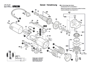 BOSCH Geh�usedeckel BLAU | Ersatzteile f�r GWS 850 CE, GWS 8-125 CE - 1605500196