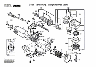 BOSCH Deckel | Ersatzteile für GWS 10-125 CE, GWS 10-125CE - 1605500227