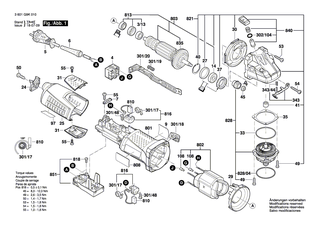 BOSCH Geh�usedeckel | Ersatzteile f�r GBR 15 CA, GBR 15 CAG - 1605500276