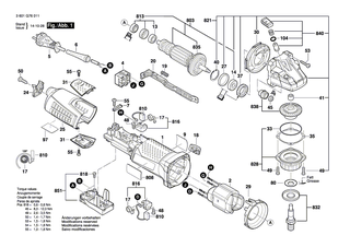 BOSCH B�rstendeckel | Ersatzteile f�r GBR 15 CA, GBR 15 CAG - 1605500277
