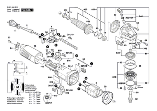 BOSCH Geh�usedeckel | Ersatzteile f�r GWS 9-125, GWS 9-115 - 1605500278