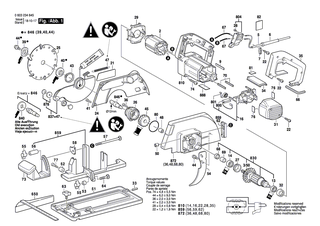 BOSCH Schutzhaube | Ersatzteile f�r GKS 55, GKS 65 - 1605510157