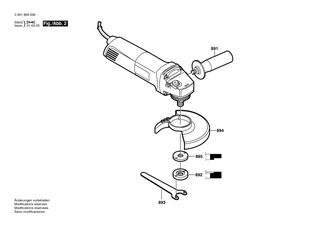 BOSCH Schutzhaube � 115 MM | Ersatzteile f�r GWS 7-115 - 1605510312