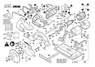BOSCH Pendelschutzhaube | Ersatzteile für GKS 55, GKS 55 CE - 1605510337