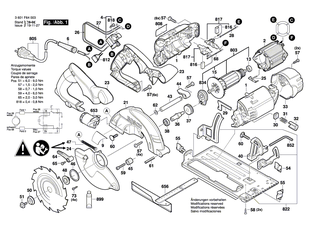 BOSCH Pendelschutzhaube | Ersatzteile für GKS 55, GKS 55 CE - 1605510337