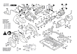 BOSCH Pendelschutzhaube | Ersatzteile für GKS 55, GKS 55 CE - 1605510337