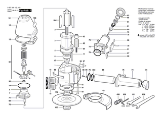 BOSCH Schutzhaube � 230 MM | Ersatzteile f�r Hf-Winkelschleifer, 2.5 KW - 1605510342