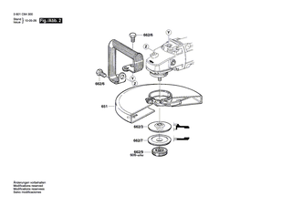 BOSCH Aufnahmeflansch | Ersatzteile f�r GWS 24-300, GWS 24-300l - 1605703101