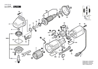 BOSCH Lagerflansch | Ersatzteile f�r PWS 5-115, PWS 500 - 1605805061