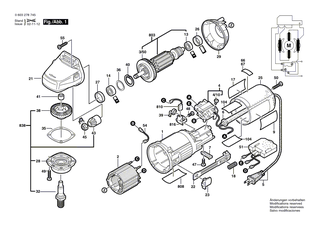 BOSCH Lagerflansch | Ersatzteile f�r PWS 5-115, PWS 500 - 1605805061