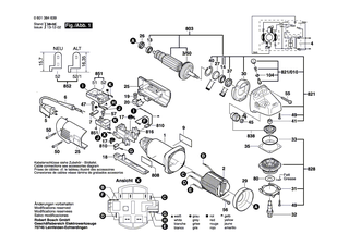 BOSCH Lagerflansch SCHWARZ | Ersatzteile f�r GWS 7-115, GWS 9-125 - 1605805079