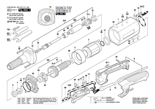 BOSCH Spindellager | Ersatzteile f�r Geradschleifer, Hf-Geradschleifer - 1605806202