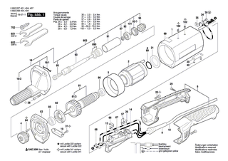 BOSCH Spindellager | Ersatzteile f�r Geradschleifer, Hf-Geradschleifer - 1605806207