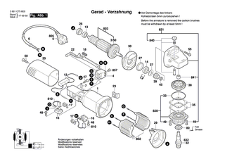BOSCH Getriebegeh�use | Ersatzteile f�r GWS 6-115, EHS 6-115 - 1605806466