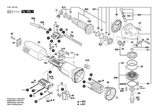 Bosch 1607000C32 Getriebegehäuse für Bosch GWS 2030H und andere