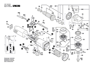 BOSCH Getriebegehuse | Ersatzteile fr GWS 8-115, GWS 10-125 - 1605806518