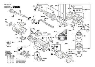 BOSCH Getriebegeh�use | Ersatzteile f�r GWS 12-125 CIX, GWS 12-125 CIPX - 1605806559