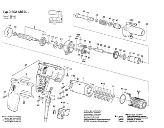 BOSCH Lagergehaeuse | Ersatzteile f�r Hf-Schlagschrauber, Hf-Schrauber - 1605820196