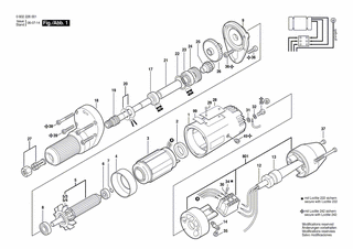BOSCH Stirnrad Z=54 | Ersatzteile für Hf-Geradschleifer - 1606329015