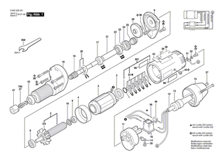 BOSCH Stirnrad Z=54 | Ersatzteile für Hf-Geradschleifer - 1606329015
