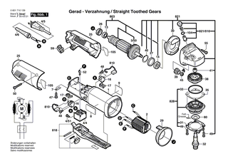 BOSCH Tellerrad Z=38 | Ersatzteile f�r GWS 7-115, GWS 10-125 C - 1606333616