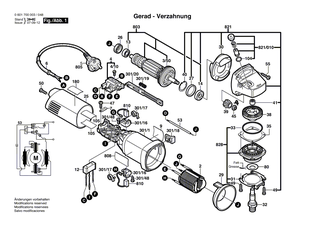 BOSCH Tellerrad Z=38 | Ersatzteile f�r GWS 7-115, GWS 10-125 C - 1606333616