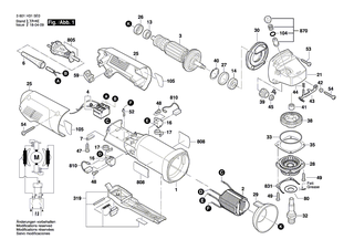 BOSCH Tellerrad Z=38 | Ersatzteile f�r GWS 7-115, GWS 10-125 C - 1606333616