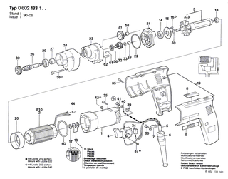 BOSCH L�fter | Ersatzteile f�r GR.55, GR.57 - 1606610105