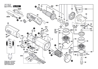 BOSCH L�fter | Ersatzteile f�r AG40-11PD, GWS 9-125 - 1606610132