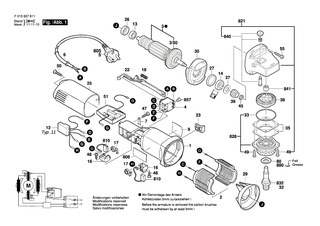 BOSCH L�fter | Ersatzteile f�r GEX 150 TURBO, GWS 6-115 - 1606610141