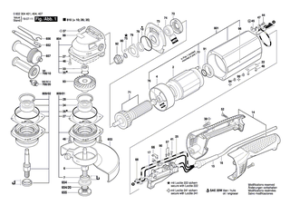 BOSCH Dichtungssatz | Ersatzteile f�r Winkelschleifer, Hf-Winkelschleifer - 1607000039