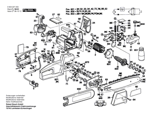 BOSCH Ein/Aus-Schalter | Ersatzteile f�r GKS 55, GKS 65 - 1607000231