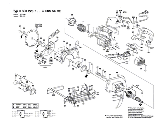 BOSCH Ein/Aus-Schalter | Ersatzteile f�r GKS 55, GKS 65 - 1607000231