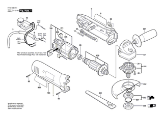 BOSCH Kohleb�rstensatz | Ersatzteile f�r PWS 8-125 CE, PWS 9-125 CE - 1607000352