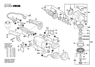 BOSCH Druckknopf | Ersatzteile f�r GWS 24-180 B, GWS 24-180 H - 1607000354