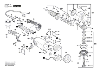 BOSCH Druckknopf | Ersatzteile f�r GWS 24-180 B, GWS 24-180 H - 1607000354