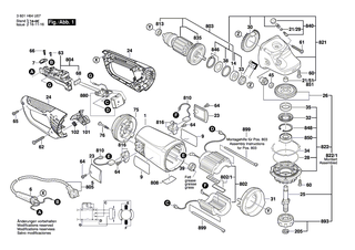 BOSCH Aufnahmeflansch | Ersatzteile f�r GWS 24-180 JBX, GWS 24-230 JBX - 1607000368