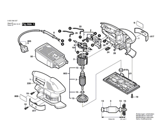 BOSCH Netzanschlussleitung EU 2,65m 2 x 0,75mm H05VV-F | Ersatzteile f�r PWS 8-125 CE, PWS 9-125 CE - 1607000387