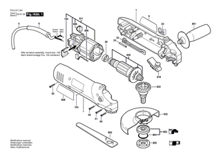 BOSCH Netzanschlussleitung EU 2,65m 2 x 0,75mm H05VV-F | Ersatzteile f�r PWS 8-125 CE, PWS 9-125 CE - 1607000387