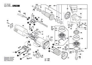 BOSCH Polschuh 220-240V | Ersatzteile f�r GWS 11-125 CI, GWS 11-125 CIE - 1607000395