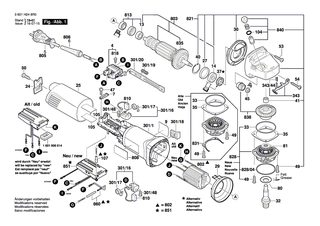 BOSCH Polschuh 220-240V | Ersatzteile f�r GWS 14-125 CI, GWS 1400 - 1607000397